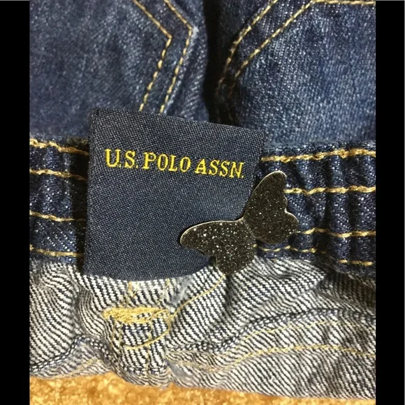 US POLO ASSOCIATION INFANT JEANS and SHIRT 3-6 mo. - Picture 7 of 8
